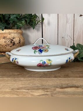 Royal Schwarzburg Germany Covered Vegetable Dish Casserole Bowl with Lid
